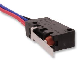 OMRON ELECTRONIC COMPONENTS D2VW-5L1-1MS Microswitch, Miniature, Hinge Lever, SPDT, Wire Leaded, 5 A