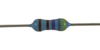 MULTICOMP PRO MCMF0W4FF4871A50 Through Hole Resistor, 4.87 kohm, MCMF Series, 250 mW, ± 1%, Axial Leaded, 250 V