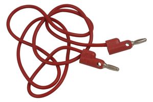 ABBATRON HH SMITH 1510-36-102 Test Lead, 4mm Banana Plug to 4mm Banana Plug, Red, 914.4 mm