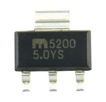 MICROCHIP MIC5200-5.0YS. Regulador de Voltaje LDO fijo, 2.5V a 26V, Caída de 200mV, 5Vout, 100mAout, SOT-223-3