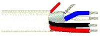 BELDEN 1502P 8771000 Multiconductor Cable, Multimedia Control, Shielded, 4 Conductor, 22 AWG, 0.31 mm², 1000 ft, 304.8 m