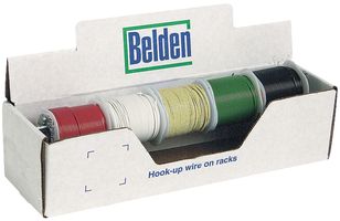 BELDEN 8825 Kit de Cables, 20 AWG, 7x28, Cobre Estañado, PVC, 5 Colores, 5 Carretes de 100 Ft/30.5 M sobre Rack