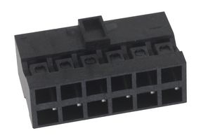 AMPHENOL COMMUNICATIONS SOLUTIONS 90311-012LF Carcasa de Conector, Serie Minitek, Receptáculo eléctrico, 12 Posiciones, 2 mm