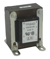 TRIAD MAGNETICS VPS230-350 Chassis Mount Transformer, Power, Dual Bobbin, 115V, 230V, 2 x 115V, 80 VA, 50Hz / 60Hz