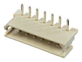 MOLEX 22-05-7075 Pin Header, Wire-to-Board, 2.5 mm, 1 Rows, 7 Contacts, Through Hole Right Angle