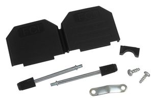 AMPHENOL COMMUNICATIONS SOLUTIONS 86303638BLF Carcasa Trasera D Sub, DA, 180°, Nylon (Poliamida)