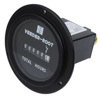 VEEDER ROOT 0779516-201 Temporizador de Montaje en Panel, Resistente, Redondo, 108 VAC, 132 VAC, 0 s, 99999.9 h, 29.21 mm