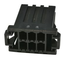 AMP - TE CONNECTIVITY 178289-3. Connector Housing, Dynamic D-3100D Series, Plug, 6 Positions, 3.81 mm