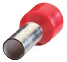 ABB - THOMAS & BETTS F2043 Wire Ferrule, Single Wire, 8 AWG, 10 mm², 12 mm, Red, Sta-Kon Series