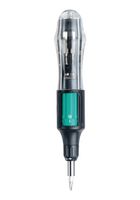 PRO'S KIT SD-9810A-BC Juego de Desarmadores, Matraca, Torx T5 - T10, Phillips PH00 - PH1, Planos 1.5mm - 3mm, 11 Piezas