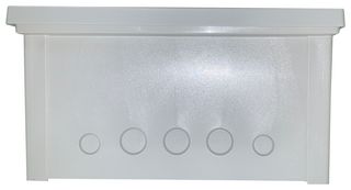 FIBOX ARK14126CHFLM Plastic Enclosure, Knock Out, IK09, Small, Polycarbonate, 356 mm, 305 mm, 152.4 mm, IP66, IP67