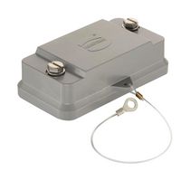 HARTING 09390105410 Cubierta / Tapa Antipolvo, Cubierta Protectora, Conectores de Uso Rudo Harting Serie Han B