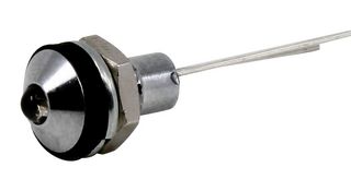 VCC / VISUAL COMMUNICATIONS COMPANY CD-0-8712-9909-I LED Panel Mount Indicator, White, 12 VDC, 6 mm, 20 mA, 250 mcd, IP67