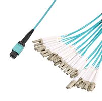 L-COM MPM24OM4-LCZ-3 FIBRE CORD, MPO PLUG-LC, MM, 3M