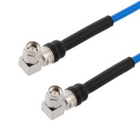 L-COM LCCA30004-FT2 RF / Coaxial Cable Assembly, 2 ft, 609.6 mm, SS402, SMA Right Angle Plug, SMA Right Angle Plug
