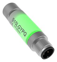 BANNER ENGINEERING S15LGYPQ Status Indicator, Continuous, Green/Red, PNP, 10 VDC to 30 VDC