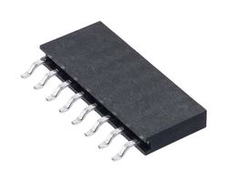 HARWIN M22-6540842R PCB Receptacle, Board-to-Board, 2 mm, 1 Rows, 8 Contacts, Surface Mount Right Angle, M22 Series