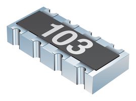 BOURNS CAT16-1003F4LF Resistencia de Red Fija, 100 kohm, Aislado, 4 Resistors, 1206 [3216 Metric], Concave, ± 1%