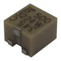 BOURNS 3224W-1-105E Trimmer, Multi Turn, Cermet, Top Adjust, 1 Mohm, Surface Mount, 12 Turns