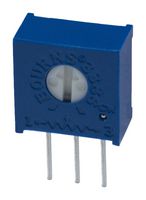 BOURNS 3386W-1-103RLF Recortador, Una Vuelta, Cermet, Ajuste Lateral, 10 kohm, Through Hole, 1 Vueltas