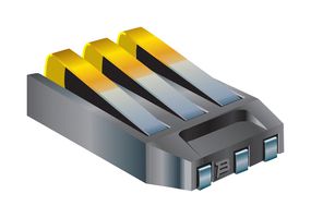 BOURNS 70AAJ-3-M0G Battery Connector, Pin, Copper Alloy, 3 Contact, 60V Supply, SMD, 70AAJ Series