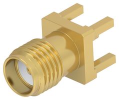 TE CONNECTIVITY 2508799-1 RF / Coaxial Connector, SMA Coaxial, Straight Jack, Solder, 50 ohm, Beryllium Copper