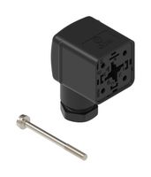 LUMBERG AUTOMATION GDM2109-A0U-10F Rectangular Power Connector, R/A, 3 Contacts, GDM Series, Cable Mount, Screw, Receptacle