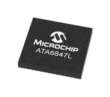 MICROCHIP ATA6847T-5033LH/ZWXVAO Motor Gate Driver System Basis Chip, 3-Phase BLDC, 3 to 42V In, 3.3V, WFVQFN-EP-48