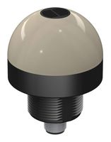 BANNER ENGINEERING K50APFF100GREQ Touch Button Switch, NO, Momentary, Green, Red, Bipolar (NPN & PNP) Output, IP67, IP69K, K50 Series