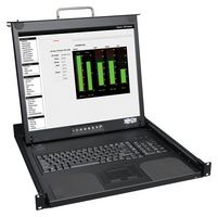 EATON TRIPP LITE B021-000-19-SH Switch, Console, LCD, KVM, 1U, Automatic, USB, Black
