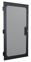 HAMMOND C4DF2442VBK1 Enclosure Accessory, Perforated Door, Hammond C4 Series Cabinets, Steel, Black, 1.062 m, 518 mm