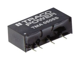 TRACO POWER TMA 1512D Convertidor CD/CD Aislado de Montaje en Tarjeta, Through Hole, 1W, 12V, 40mA, -12V, 40mA