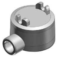 ABB - THOMAS & BETTS GUAB14-TB Acoplamiento Conduit, Caja de Distribución con Cubierta de Aluminio, GUAB, 1/2 ", 6.9 cu.in