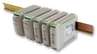 XP POWER DNR10US24 AC/DC DIN Rail Power Supply (PSU), 1 Output, 10.08 W, 24 VDC, 420 mA