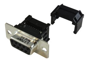 AMPHENOL COMMUNICATIONS SOLUTIONS L17DEFRA09S D Sub Connector, DB9, Standard, Receptacle, 17D Series, 9 Contacts, DE, IDC / IDT