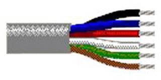 BELDEN 9421 060500 Multiconductor Cable, Audio Control, Unshielded, 8 Conductor, 22 AWG, 500 ft, 152 m