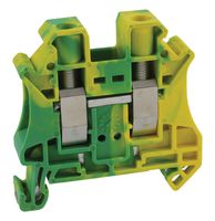 PHOENIX CONTACT 3044173 DIN Rail Mount Terminal Block, Earth, 2 Positions, 20 AWG, 6 AWG, 16 mm², Screw, 76 A