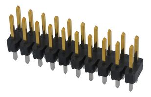 AMPHENOL COMMUNICATIONS SOLUTIONS 67996-120HLF Pin Header, Board-to-Board, 2.54 mm, 2 Rows, 20 Contacts, Through Hole, FCI BergStik 67996 Series