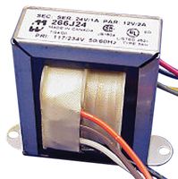 HAMMOND 266LA12 Chassis Mount Transformer, Open Style, Open-Style Dual Bobbin, 2 x 117V, 2 x 6V, 24 VA, 50Hz / 60Hz