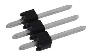 MOLEX 90120-0123 Cabezal de Pin, Señal, 2.54 mm, 1 Líneas, 3 Contactos, Recto Agujero Pasante