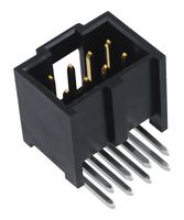 MOLEX 90130-3208 Cabezal de Pin, Señal, 2.54 mm, 2 Líneas, 8 Contactos, THT (Through Hole) Ángulo Recto