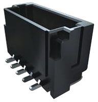 SAMTEC T1M-02-GF-S-RA-TR Cabezal de Pin, Cable-a-Tarjeta, 1 mm, 1 Líneas, 2 Contactos, Montaje Superficial, Ángulo Recto
