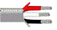 BELDEN 9491 0602500 Multiconductor Cable, Unshielded, 3 Conductor, 22 AWG, 2500 ft, 762 m