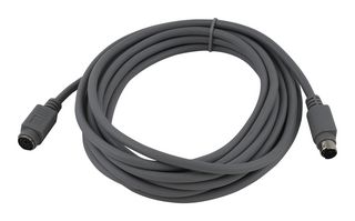 MULTICOMP SPC20030 Cable de Computadora, Jack DIN de 6 Posiciones, Jack DIN de 6 Posiciones, 12 ft, 3.7 m, Gris