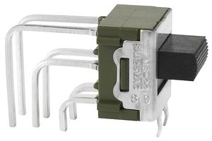 NKK SWITCHES MS22BSW40 Interruptor (Switch) Deslizable, DPDT, Encendido-Nada-Encendido, Panel Mount, MS Series, 6 A, 250 V