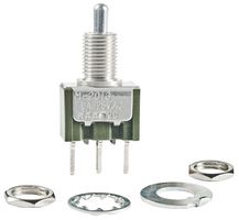 NKK SWITCHES M2013S2S1W03 Interruptor (Switch) de Palanca, Encendido-Apagado-Encendido, SPDT, No Iluminado, M Series