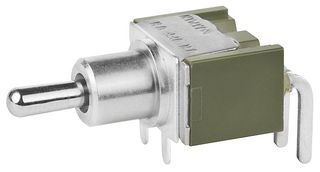 NKK SWITCHES M2013S2A2W30 Interruptor (Switch) de Palanca, Encendido-Apagado-Encendido, SPDT, No Iluminado, M Series