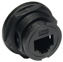 CINCH CONNECTIVITY SOLUTIONS DCDM15CS Conector Modular, RJ45 Jack, 1 x 1 (Puerto), 8P8C, Cat 5e, IP67, Montaje en Panel