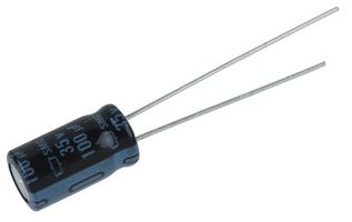 CHEMI-CON ESMG350ELL101MF11D Capacitor Electrolítico, Miniatura, 100 µF, 35 V, ± 20%, Pin de PC, 2000 horas a 85°C, Polar