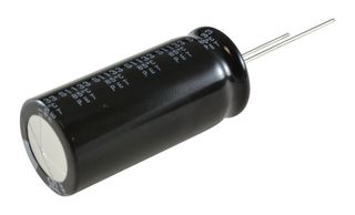 RUBYCON 450PK100MEFC18X40 Electrolytic Capacitor, Miniature, 100 µF, 450 V, ± 20%, PC Pin, 2000 hours @ 85°C, Polar